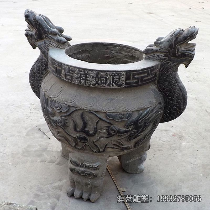 园林石雕香炉雕塑 园林石雕香炉雕塑