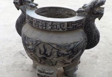 园林石雕香炉雕塑