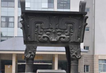 铜雕景观鼎雕塑