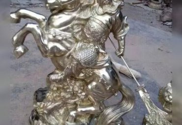 铜雕关公雕塑