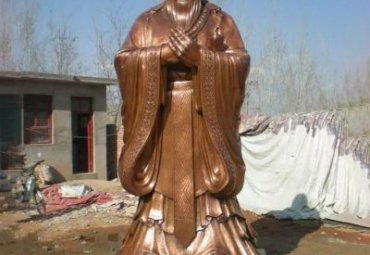 名人孔子铜雕雕塑