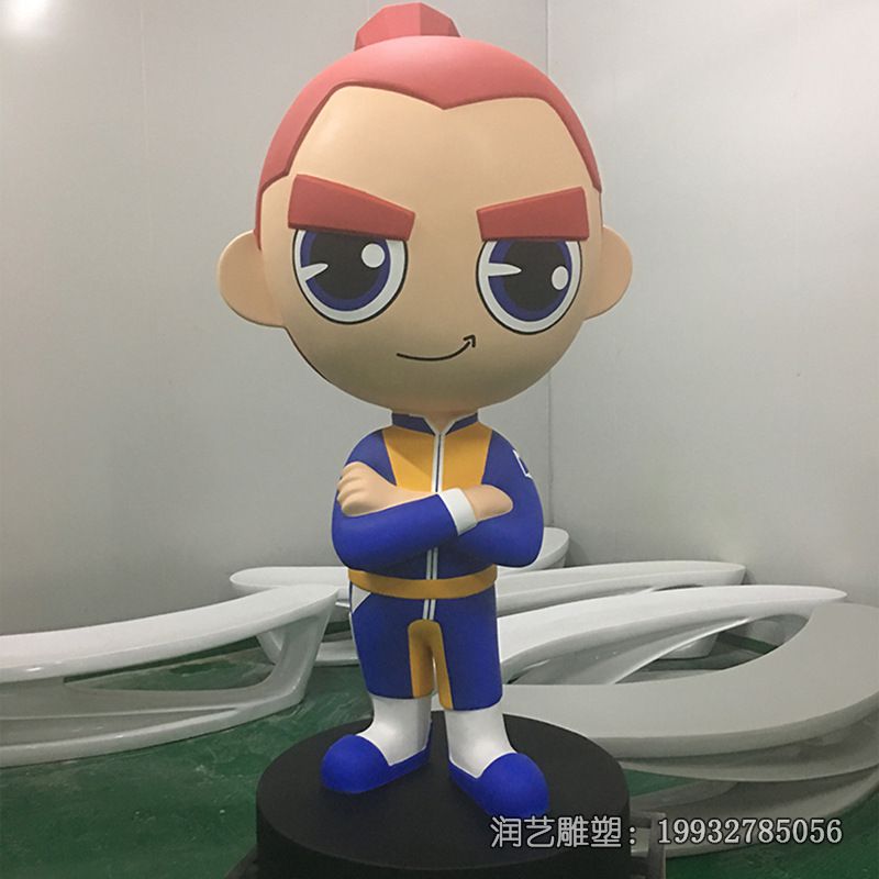 公园玻璃钢公仔卡通雕塑 公园玻璃钢公仔卡通雕塑