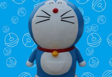 玻璃钢公园哆啦A梦卡通雕塑