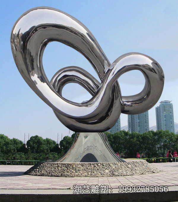 广场抽象不锈钢景观雕塑 广场抽象不锈钢景观雕塑