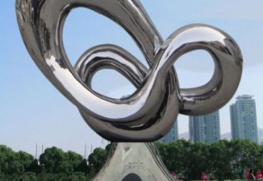 广场抽象不锈钢景观雕塑