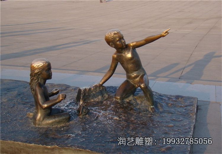 公园铜雕儿童雕塑 公园铜雕儿童雕塑