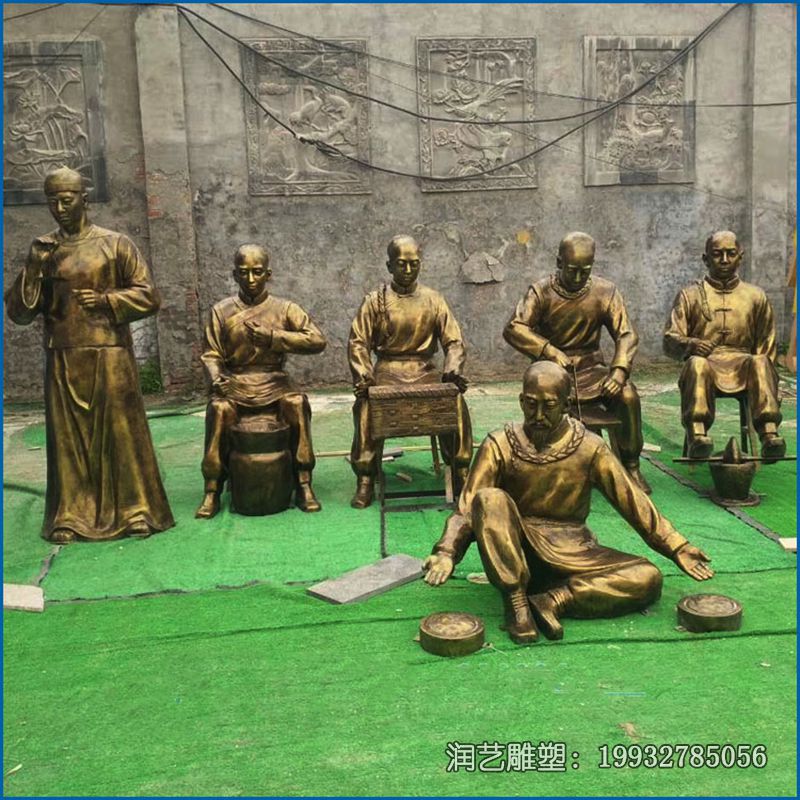 中医人物铜雕雕塑 中医人物铜雕雕塑