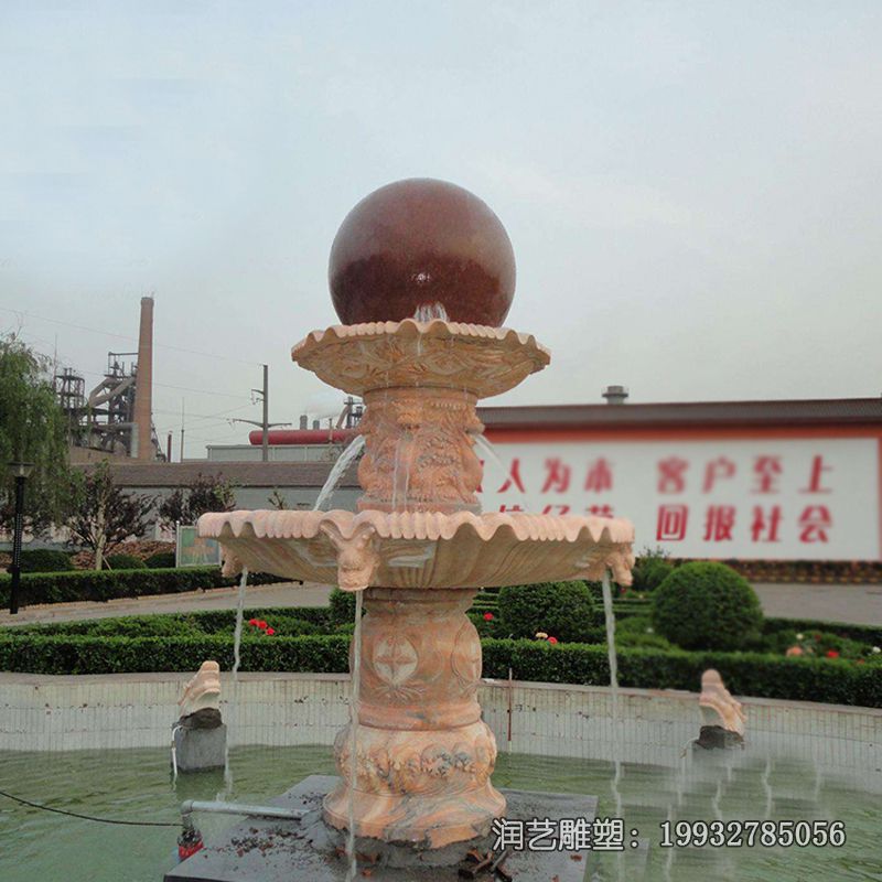 石雕小区风水球雕塑 石雕小区风水球雕塑