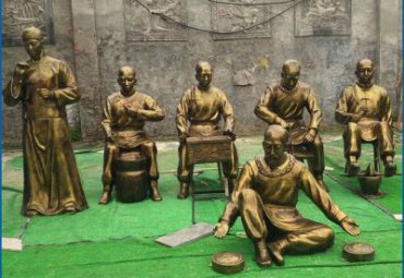中医人物铜雕雕塑