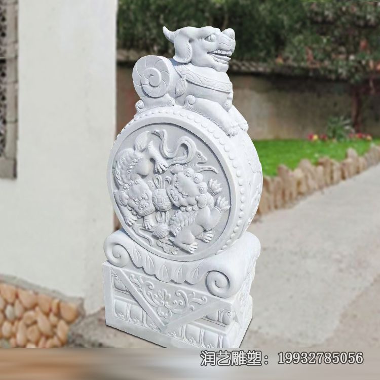 石雕门墩雕塑 石雕门墩雕塑