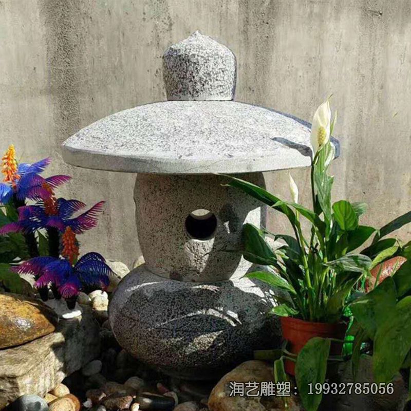 石雕园林石灯雕塑 石雕园林石灯雕塑