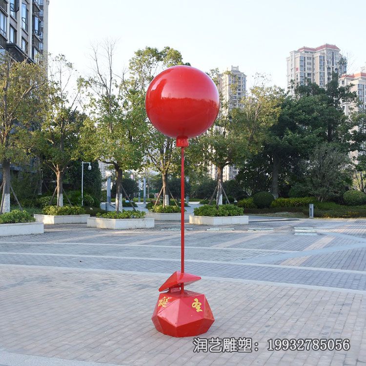 玻璃钢企业气球雕塑 玻璃钢企业气球雕塑