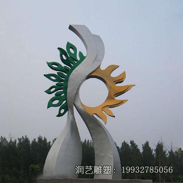 城市抽象不锈钢鸟雕塑 城市抽象不锈钢鸟雕塑