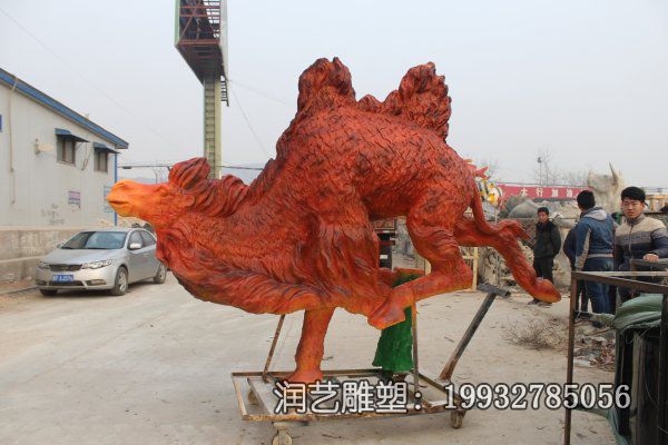 玻璃钢户外骆驼动物雕塑 玻璃钢户外骆驼动物雕塑