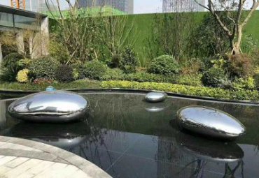 户外景观不锈钢景观石雕塑