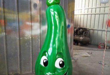 玻璃钢小区卡通蔬菜雕塑