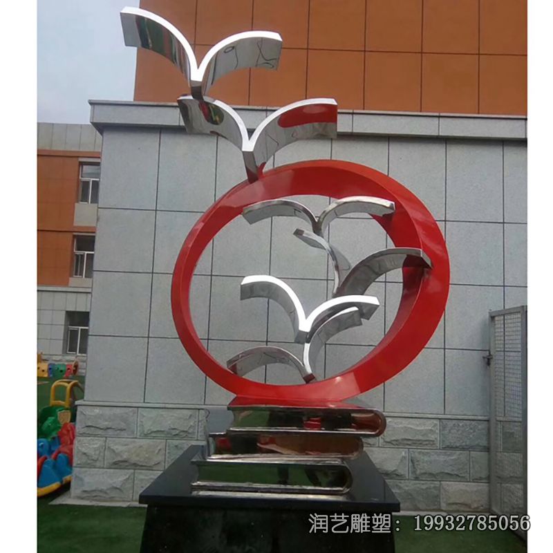 校园不锈钢大雁抽象雕塑 校园不锈钢大雁抽象雕塑