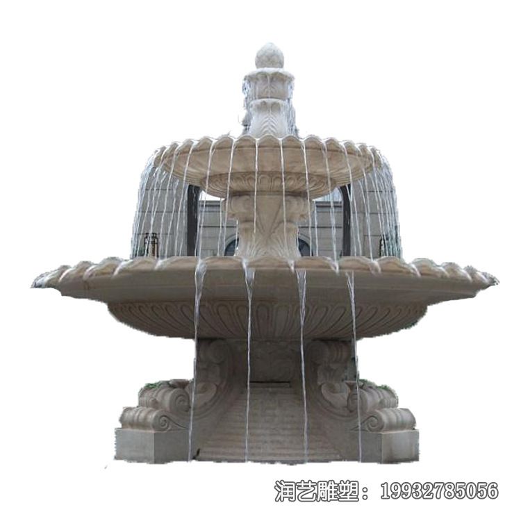 石雕小区喷泉雕塑 石雕小区喷泉雕塑