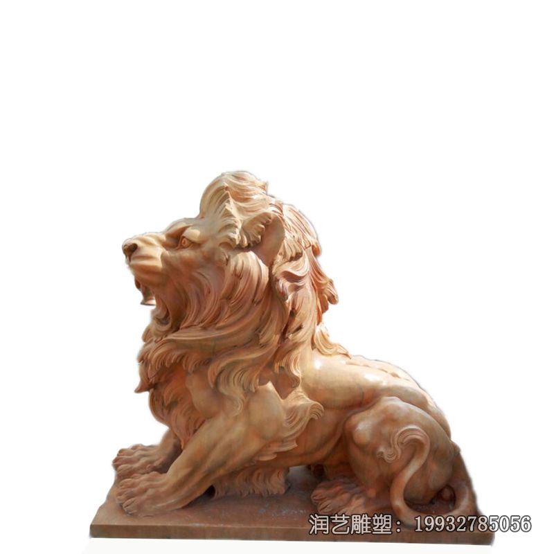 门口石雕狮子雕塑 门口石雕狮子雕塑
