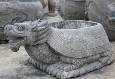 石雕龙龟雕塑