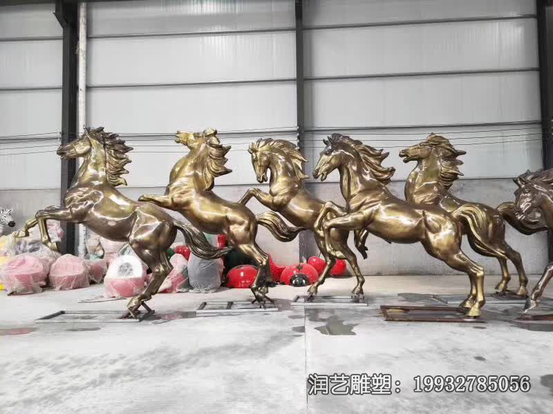 铜雕动物马雕塑 铜雕动物马雕塑