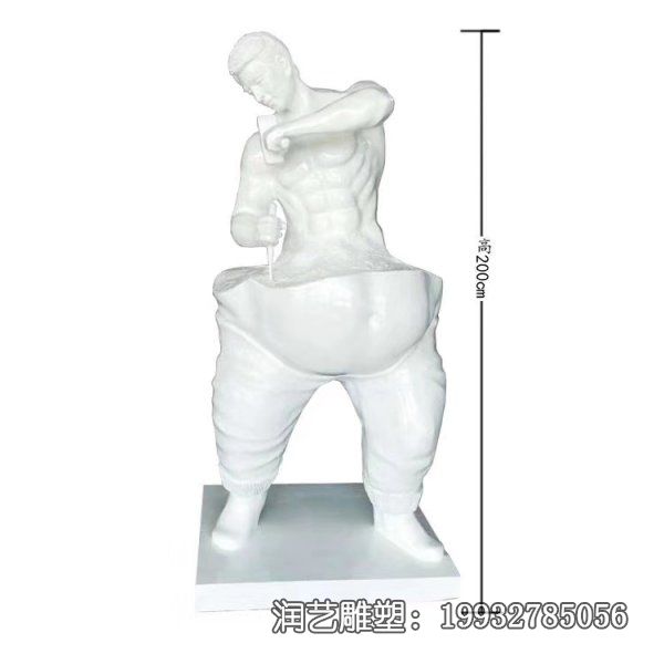 景区玻璃钢抽象人物雕塑 景区玻璃钢抽象人物雕塑