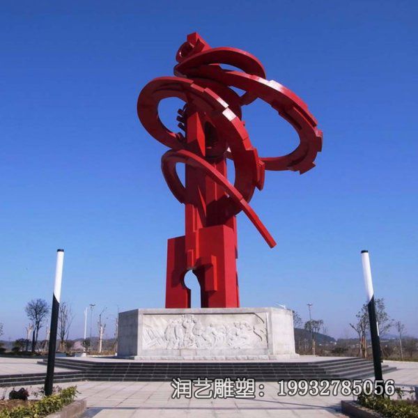 广场不锈钢景观螺旋雕塑 广场不锈钢景观螺旋雕塑