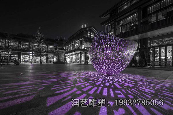 广场不锈钢景观镂空雕塑 广场不锈钢景观镂空雕塑