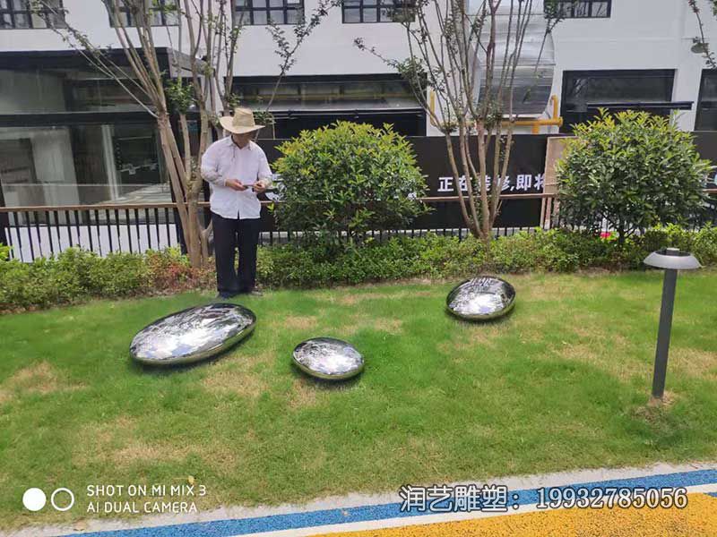 街道抽象不锈钢景观石雕塑 街道抽象不锈钢景观石雕塑