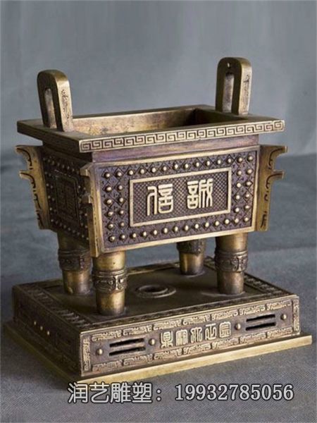 铜雕景观鼎雕塑 铜雕景观鼎雕塑