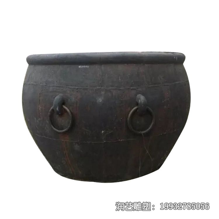 庭院水缸铜雕雕塑 庭院水缸铜雕雕塑