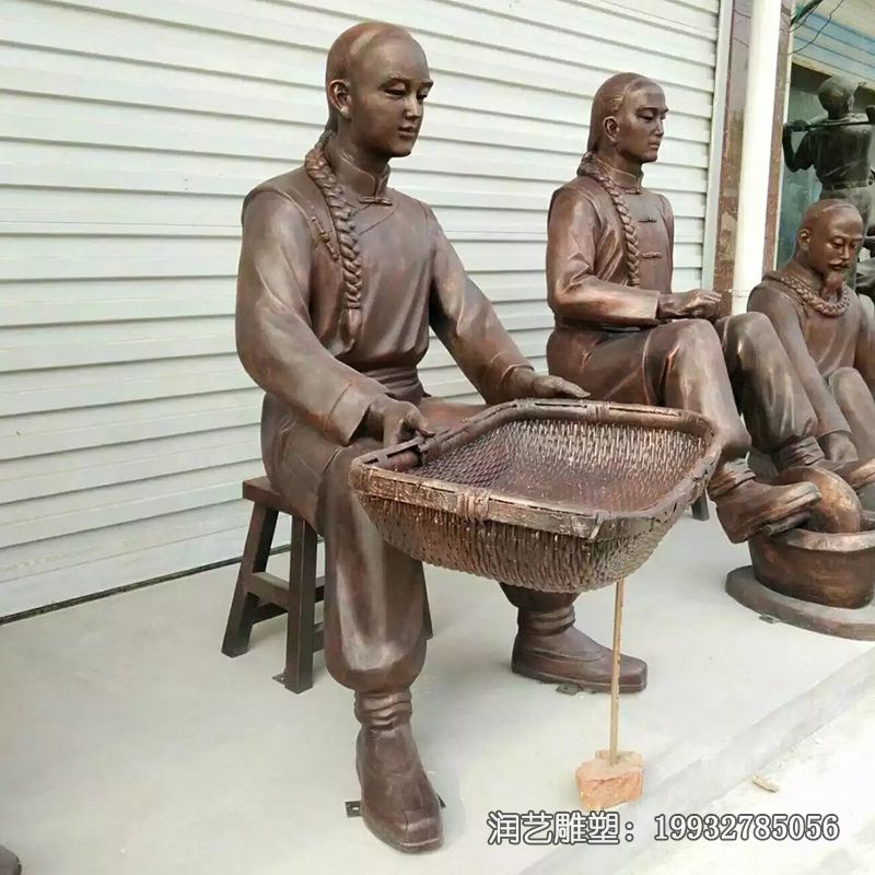 铜雕中医人物雕塑 铜雕中医人物雕塑