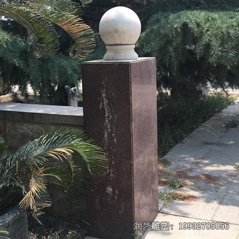 石雕风水球小区雕塑 石雕风水球小区雕塑