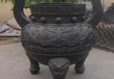 铜雕香炉景观雕塑