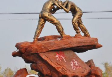 铜雕运动人物雕塑
