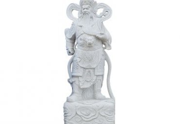 石雕古代关公雕塑