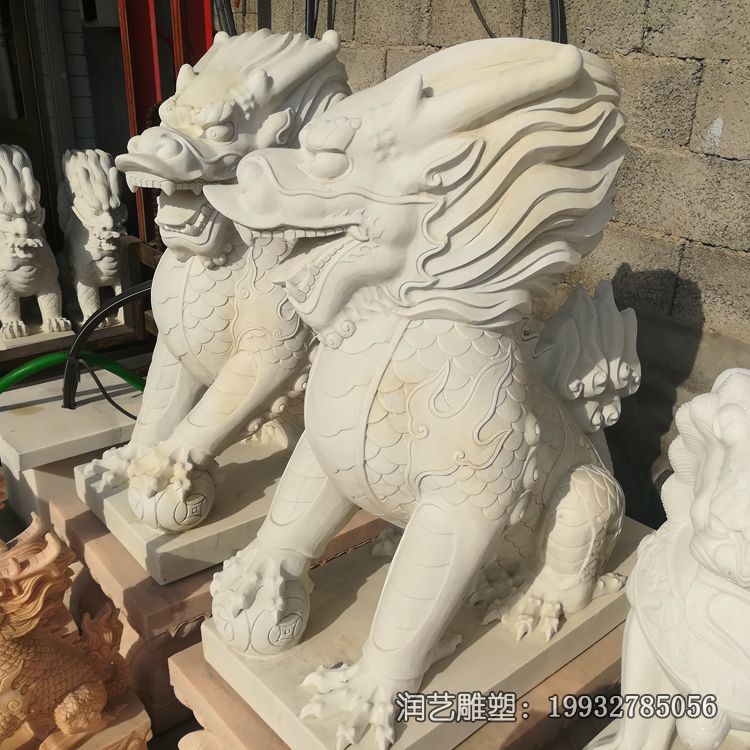 石雕企业麒麟雕塑 石雕企业麒麟雕塑