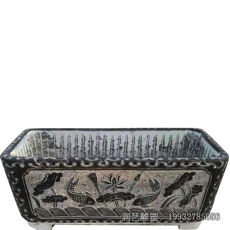 庭院石雕水缸雕塑 庭院石雕水缸雕塑