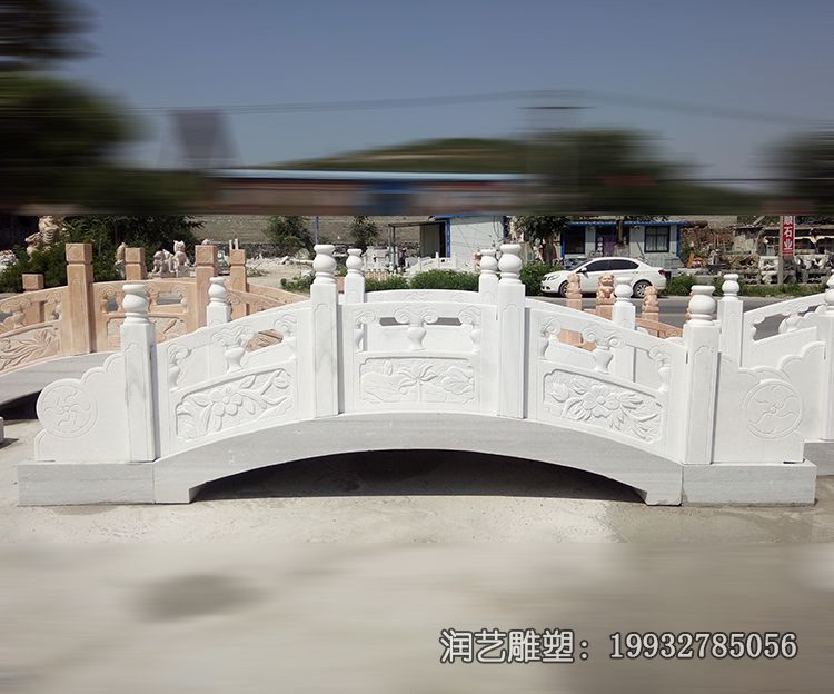 汉白玉石雕拱桥 汉白玉石雕拱桥