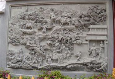 石雕公园浮雕雕塑