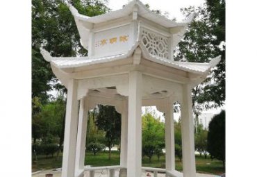 石雕校园凉亭雕塑