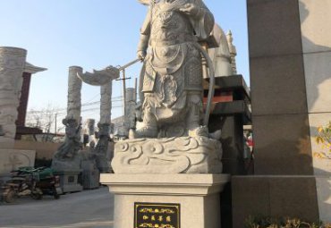 石雕关公公司雕塑