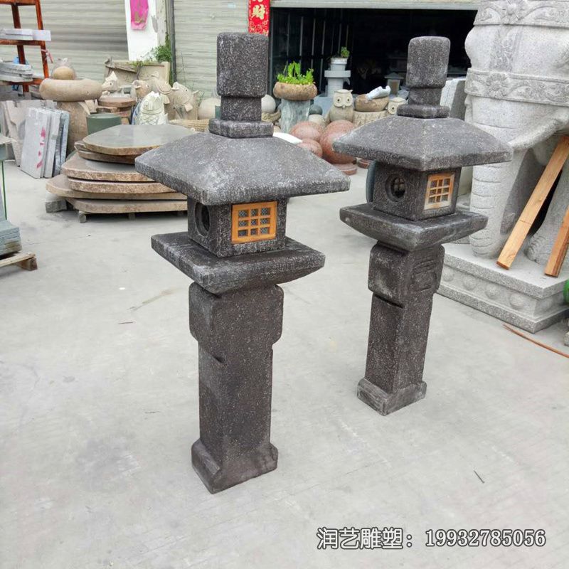庭院石雕石灯雕塑 庭院石雕石灯雕塑