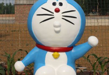 玻璃钢商场哆啦A梦卡通雕塑