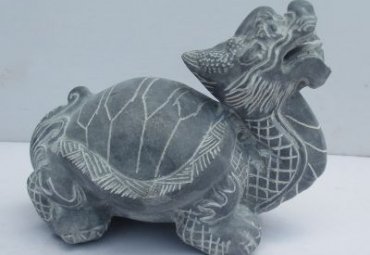 公园龙龟石雕雕塑