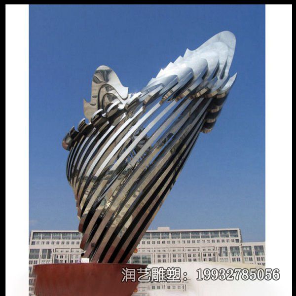 广场不锈钢螺旋抽象雕塑 广场不锈钢螺旋抽象雕塑