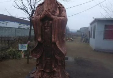 广场铜雕孔子雕塑