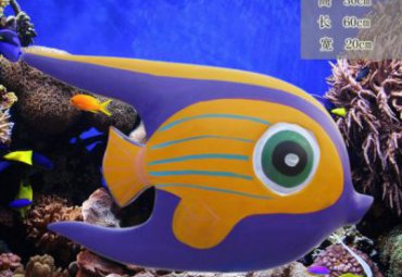 鱼玻璃钢公园动物雕塑