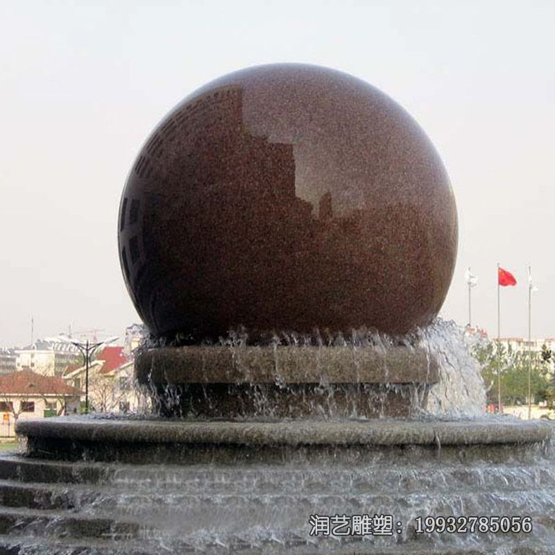 广场石雕风水球雕塑 广场石雕风水球雕塑