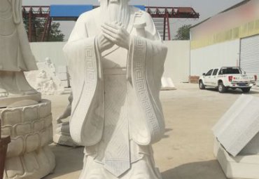 校园石雕孔子雕塑